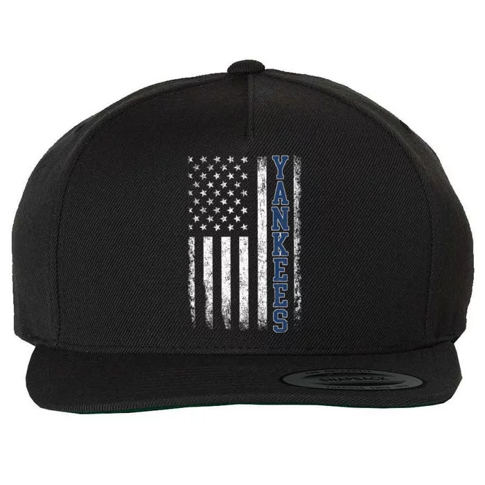 Y.A.N.K.E.E.S Flag Wool Snapback Cap