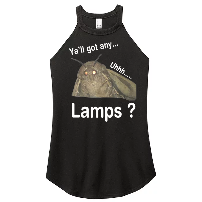 Yall Got Any Lamps Moth Meme Women’s Perfect Tri Rocker Tank