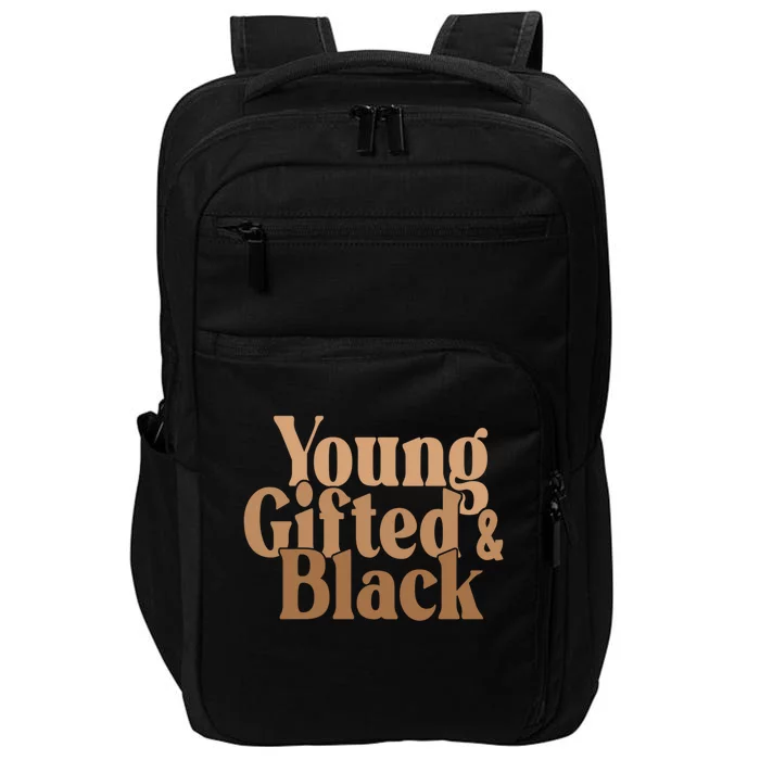 Young Gifted And Black Great Gift Impact Tech Backpack