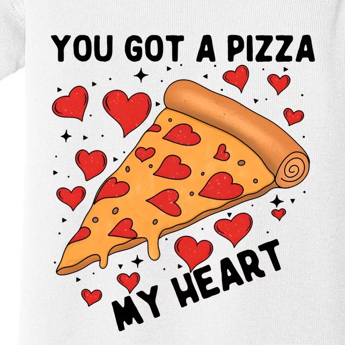 You Got A Pizza My Heart Valentine Day Lover Couple Matching Baby Bodysuit