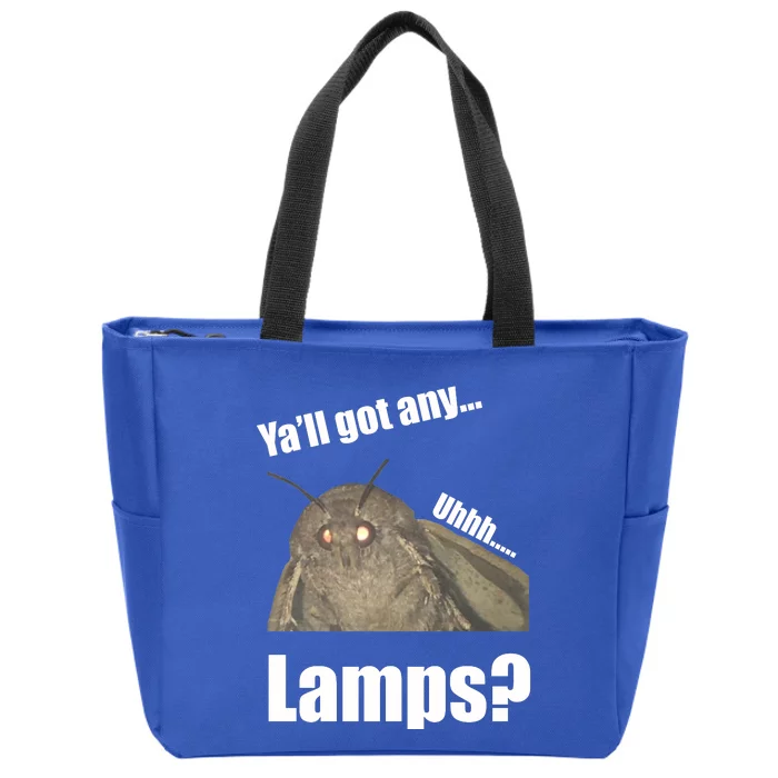 Yall Got Any Lamps Moth Meme Zip Tote Bag