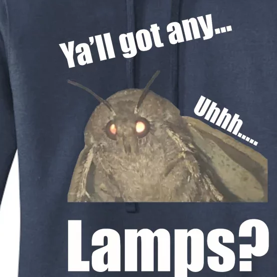 Yall Got Any Lamps Moth Meme Women's Pullover Hoodie