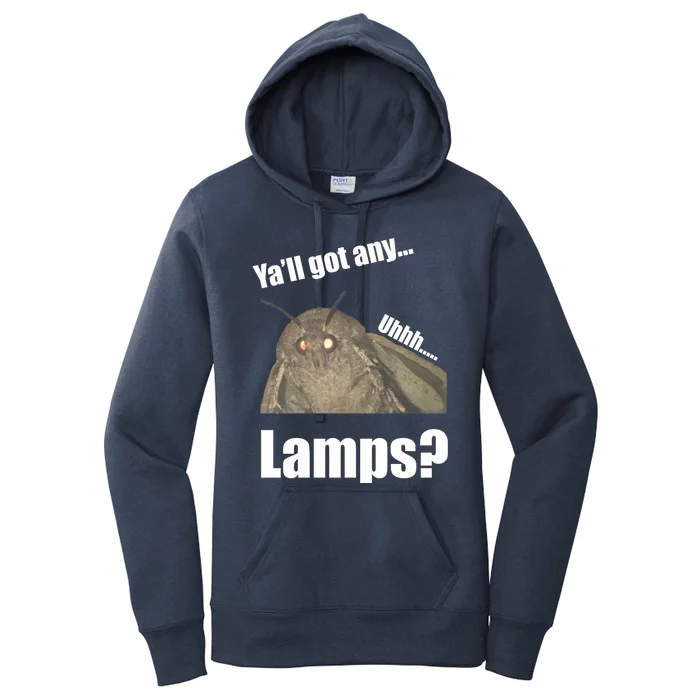 Yall Got Any Lamps Moth Meme Women's Pullover Hoodie