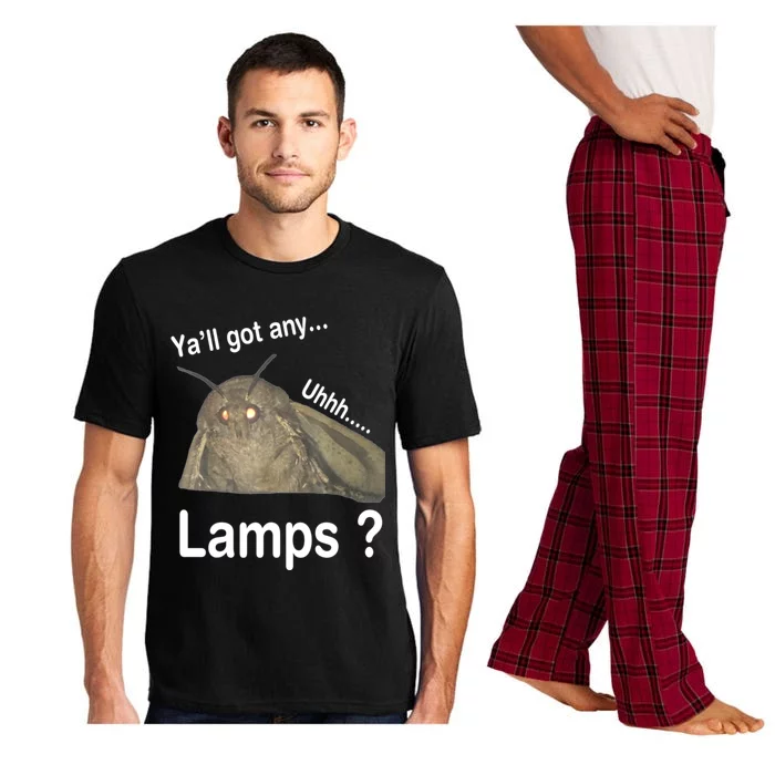 Y'all Got Any Lamps Moth Meme Pajama Set