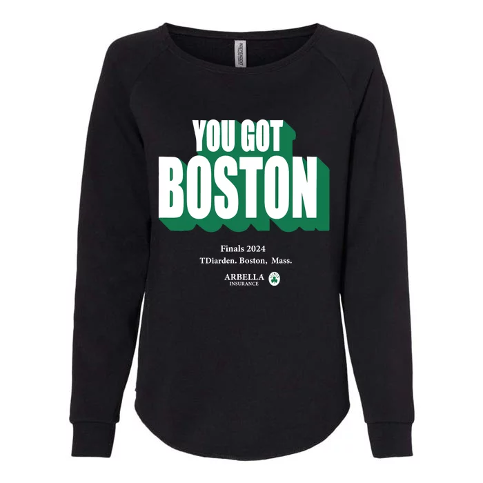 You Got Boston Finals 2024 Womens California Wash Sweatshirt