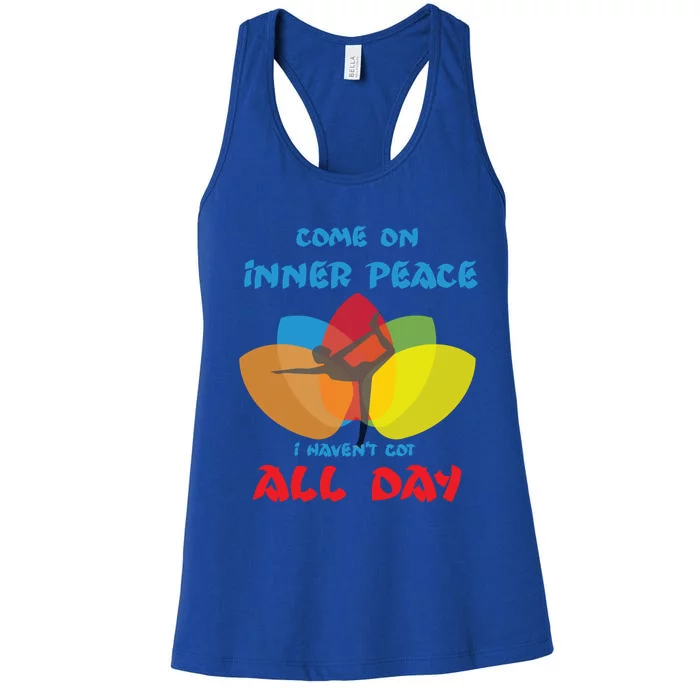 Yoga Gift Balance Inner Peace Chi Harmony Gift Women's Racerback Tank