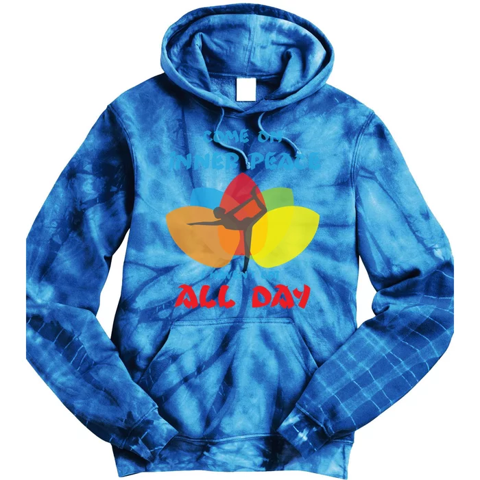 Yoga Gift Balance Inner Peace Chi Harmony Gift Tie Dye Hoodie