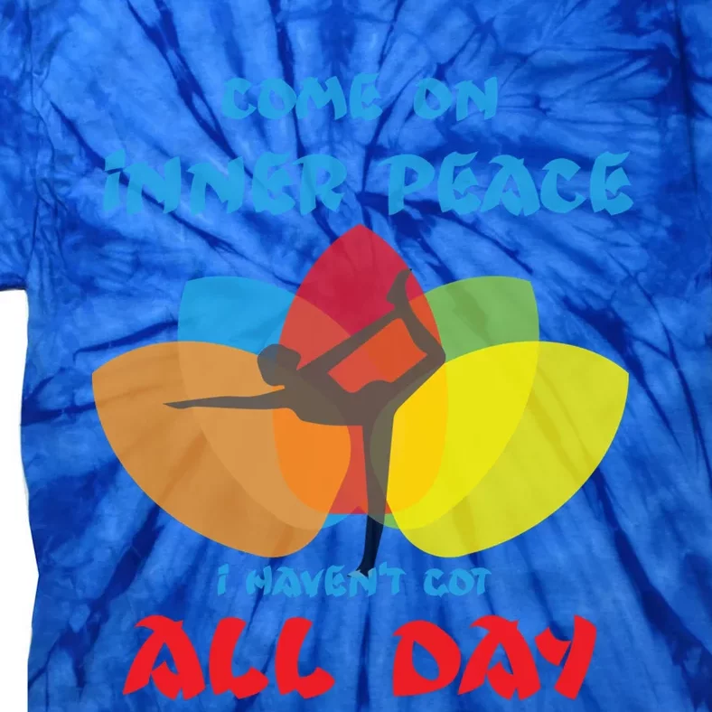 Yoga Gift Balance Inner Peace Chi Harmony Gift Tie-Dye T-Shirt