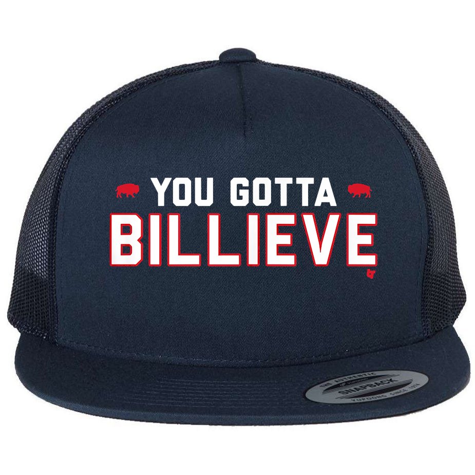 Buffalo Bills BILLIEVE Trucker Hat – Savior Clothing