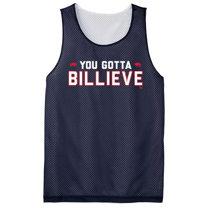 You Gotta Billieve Buffalo Football Mesh Reversible Basketball Jersey Tank