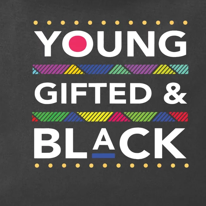 Young Gifted Black4 Black Magic Girl And Black History Zip Tote Bag