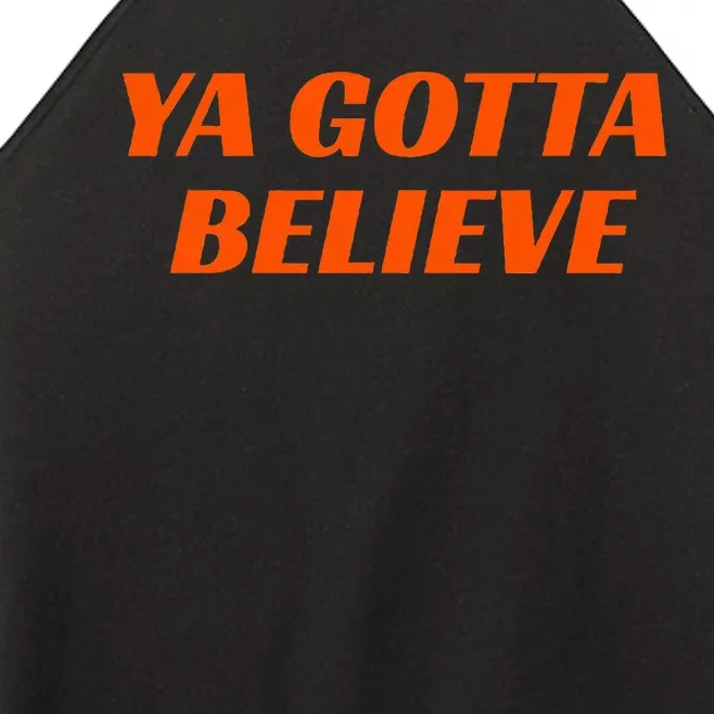 Ya Gotta Believe New York Women’s Perfect Tri Rocker Tank