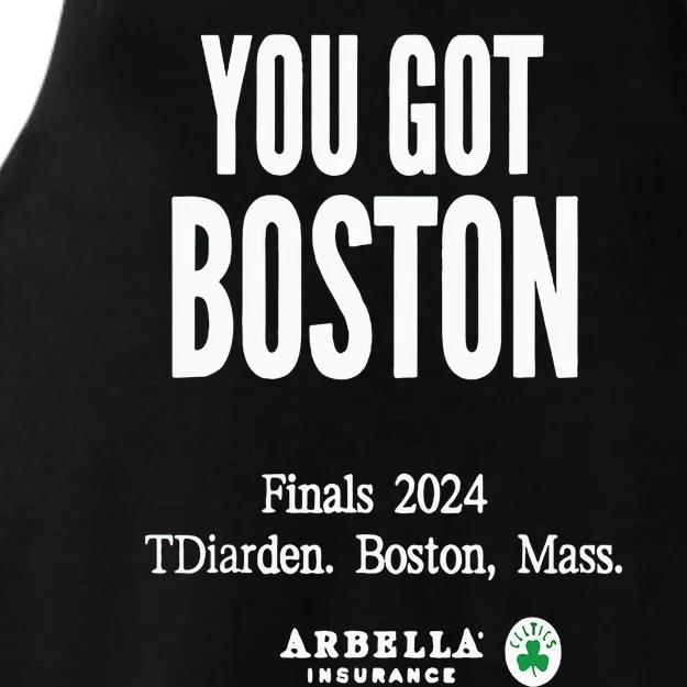 You Got Boston Finals 2024 Ladies Tri-Blend Wicking Tank