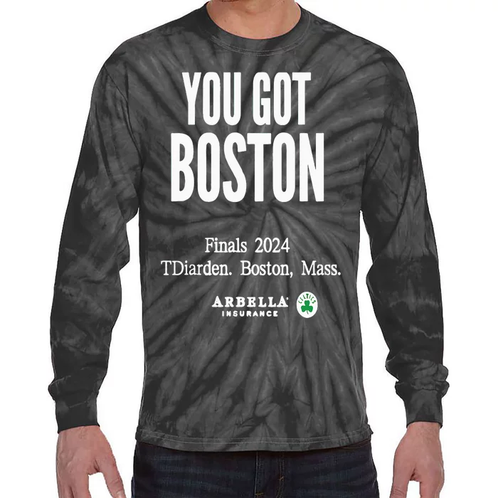 You Got Boston Finals 2024 Tie-Dye Long Sleeve Shirt