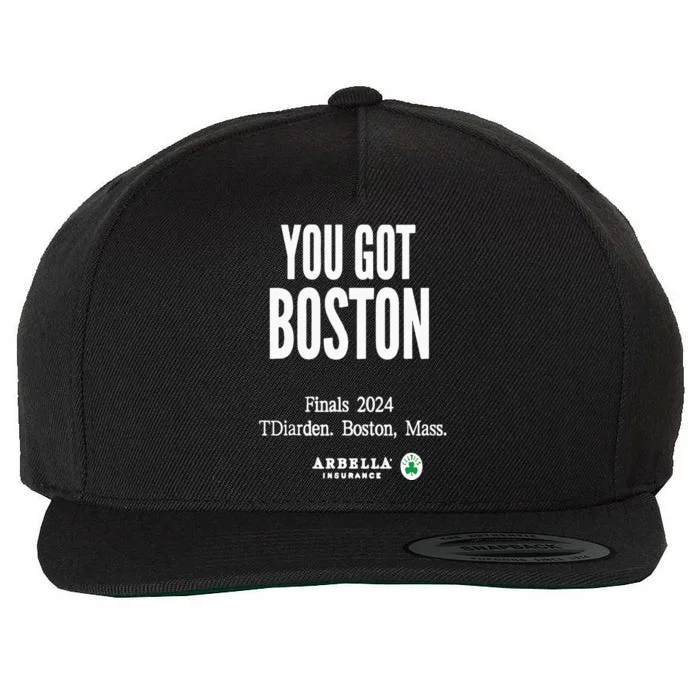 You Got Boston Finals 2024 Wool Snapback Cap