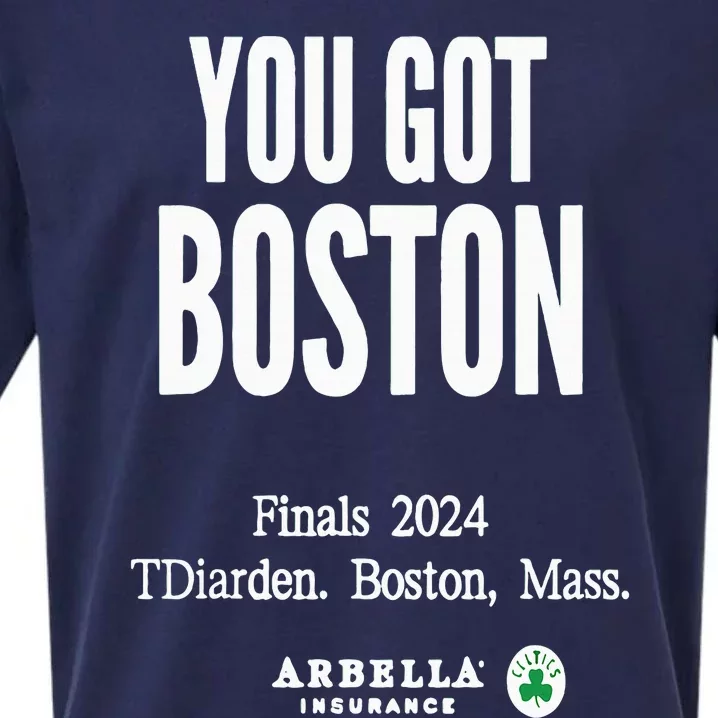 You Got Boston Finals 2024 Sueded Cloud Jersey T-Shirt