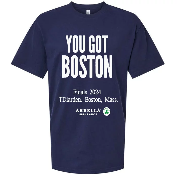 You Got Boston Finals 2024 Sueded Cloud Jersey T-Shirt