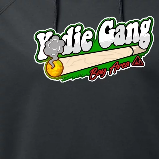 Yodie Gang Bay Area Baseball Logo Performance Fleece Hoodie