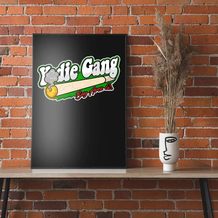 Yodie Gang Bay Area Baseball Logo Poster