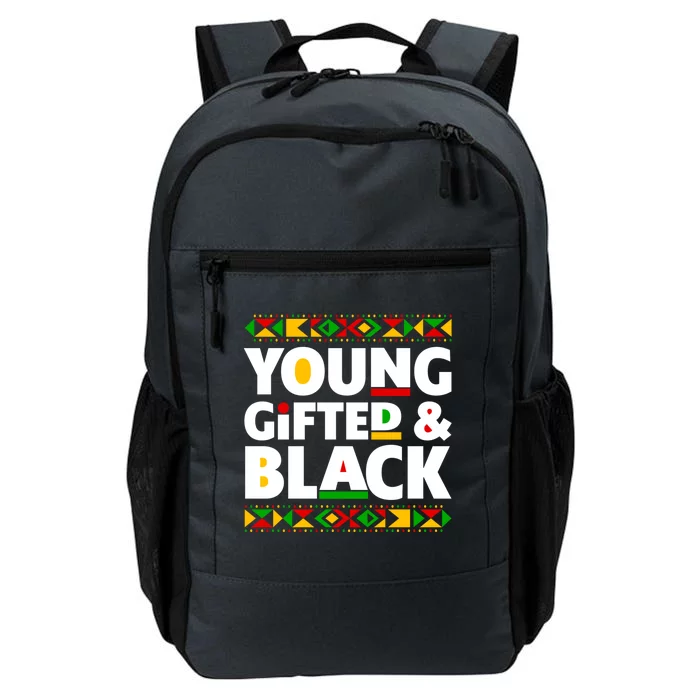 Young Gifted Black Magic Black History Month Juneteenth Funny Gift Daily Commute Backpack