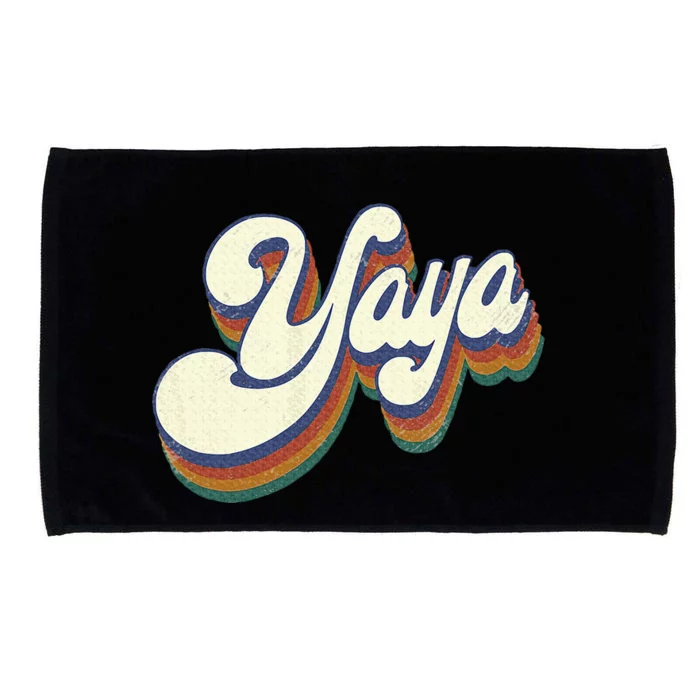 Yaya Gifts For Grandma Retro Vintage Microfiber Hand Towel