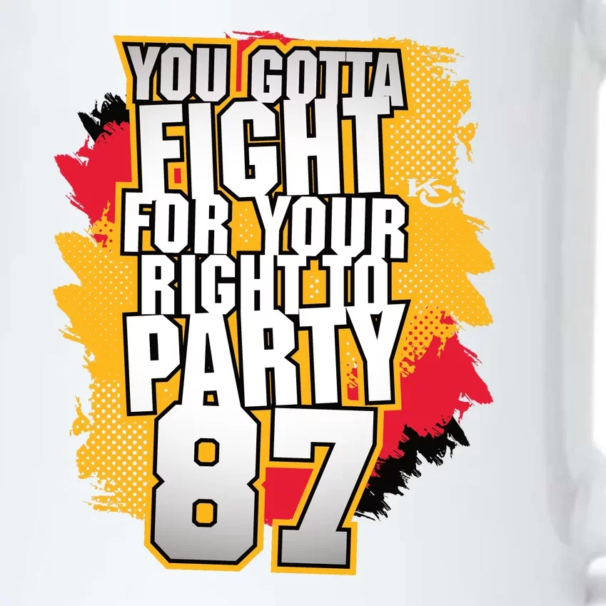 You Gotta Fight For Your Right To Party Kansas 87 Black Color Changing Mug