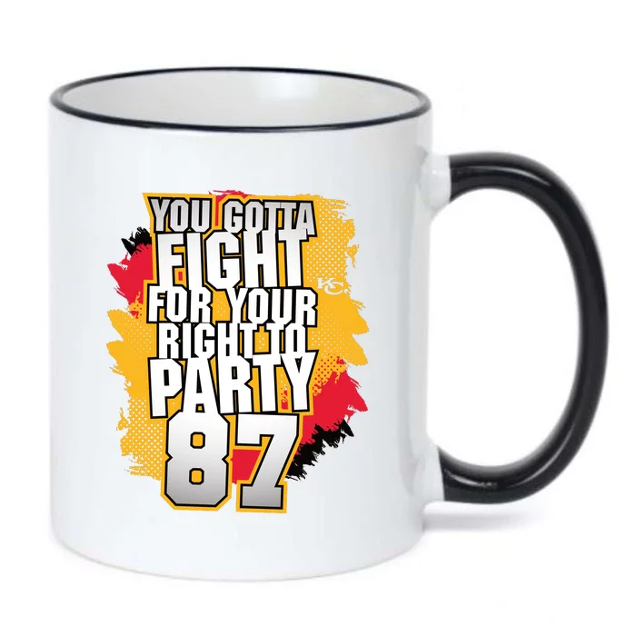 You Gotta Fight For Your Right To Party Kansas 87 Black Color Changing Mug