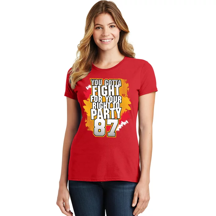 You Gotta Fight For Your Right To Party Kansas 87 Women's T-Shirt