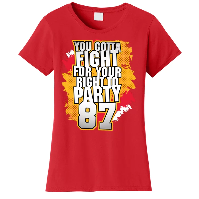 You Gotta Fight For Your Right To Party Kansas 87 Women's T-Shirt