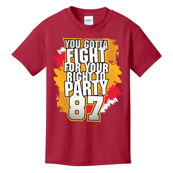 You Gotta Fight For Your Right To Party Kansas 87 Kids T-Shirt