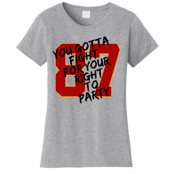 You Gotta Fight For Your Right To Party Kansas 87 Women's T-Shirt