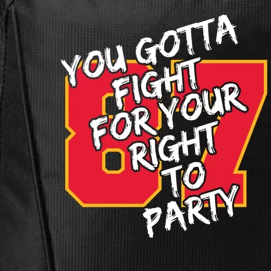 You Gotta Fight For Your Right To Party Kansas 87 City Backpack