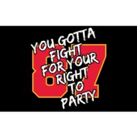 You Gotta Fight For Your Right To Party Kansas 87 Bumper Sticker