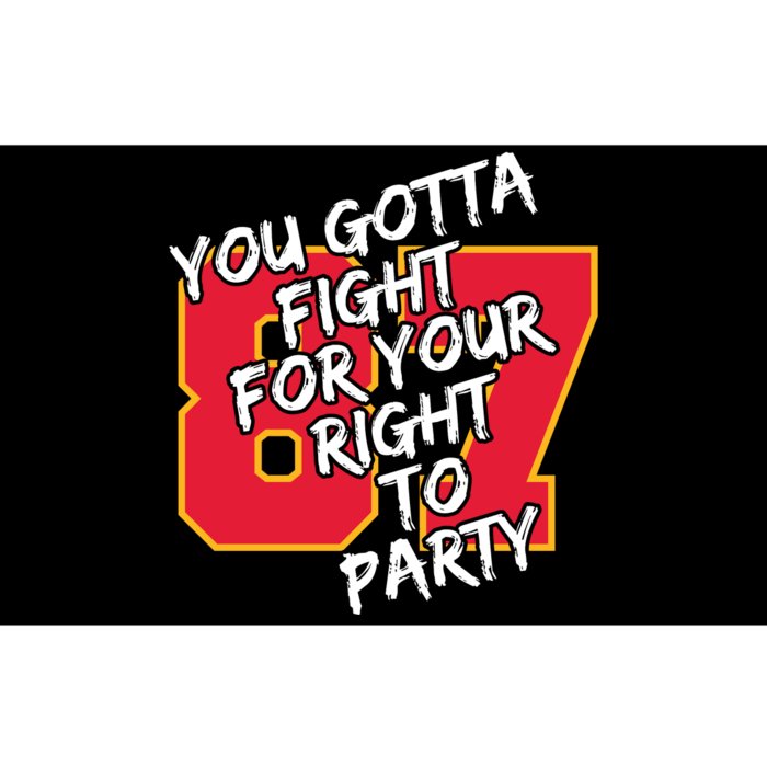 You Gotta Fight For Your Right To Party Kansas 87 Bumper Sticker