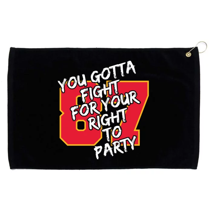 You Gotta Fight For Your Right To Party Kansas 87 Grommeted Golf Towel