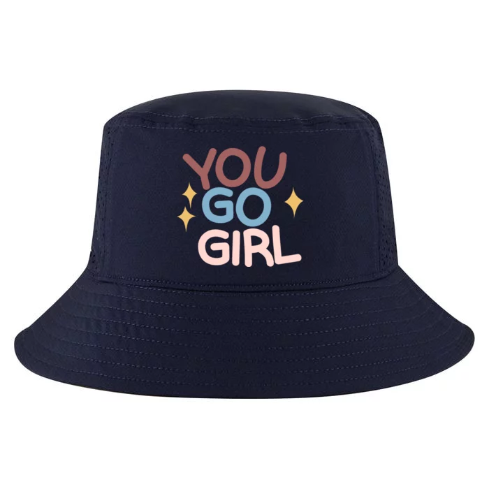 You Go Girl Retro Cool Comfort Performance Bucket Hat