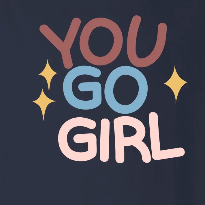 You Go Girl Retro Toddler Long Sleeve Shirt