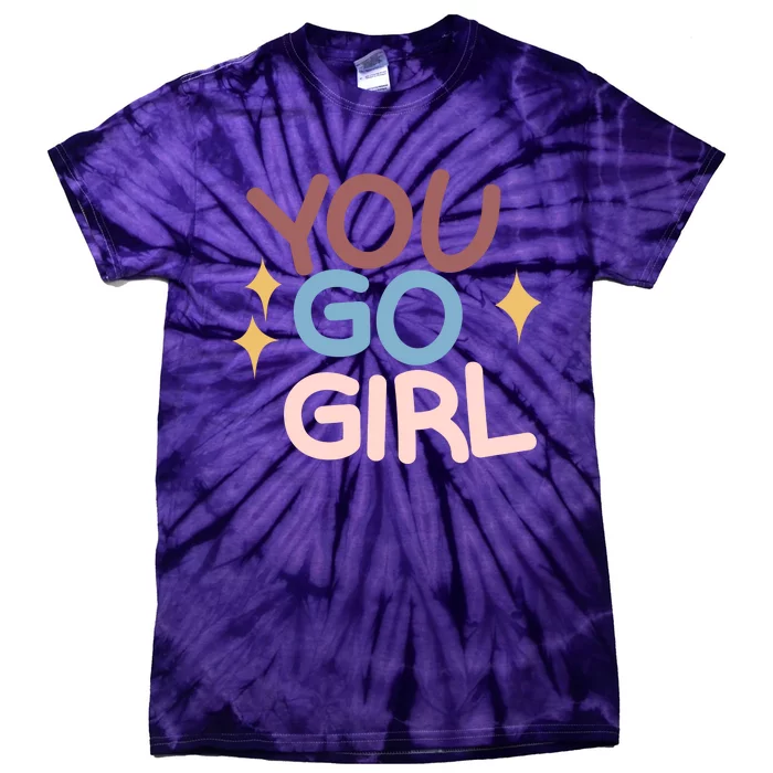 You Go Girl Retro Tie-Dye T-Shirt