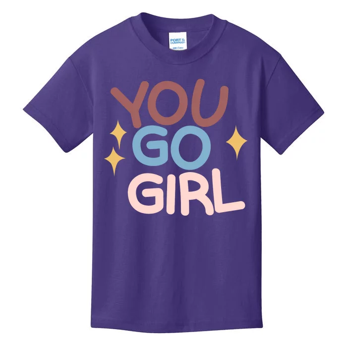 You Go Girl Retro Kids T-Shirt