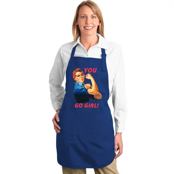 You Go Great Gift Empowering Cute Gift Full-Length Apron With Pocket