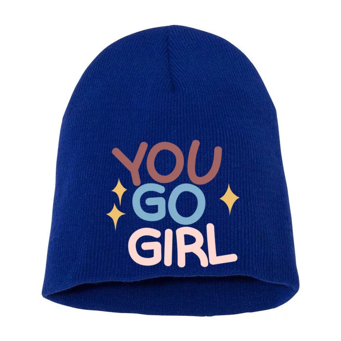 You Go Gift Short Acrylic Beanie