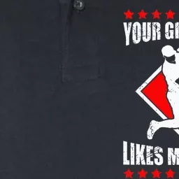 Your Girlfriend Likes My Swing Funny Baseball For Men Kids Softstyle Adult Sport Polo