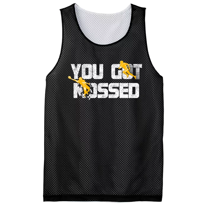 You Got Mossed Great Hoodie American Football Lovers Mesh Reversible Basketball Jersey Tank