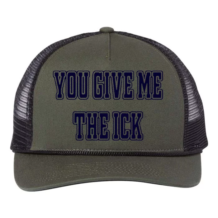 You Give Me The Ick Retro Rope Trucker Hat Cap