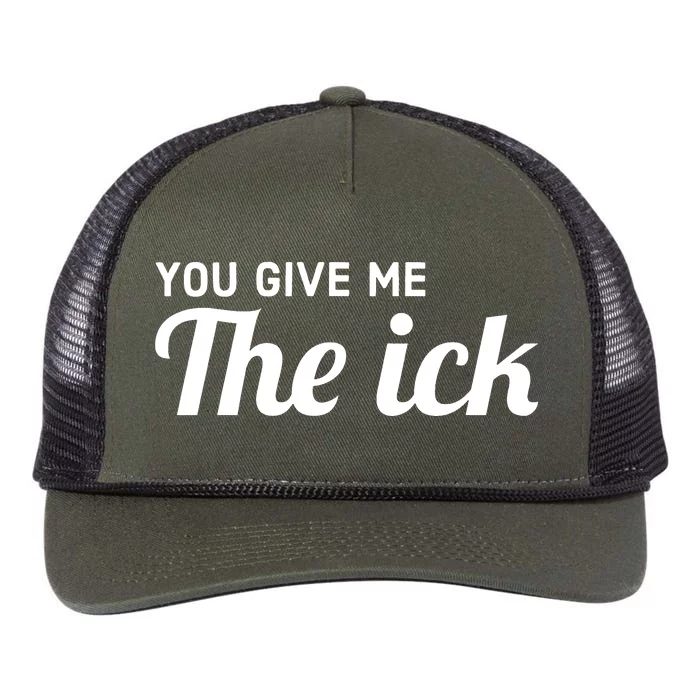 You Give Me The Ick Retro Rope Trucker Hat Cap