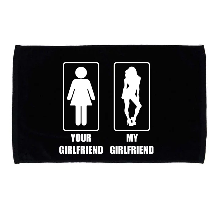 Your Girlfriend My Girlfriend Microfiber Hand Towel