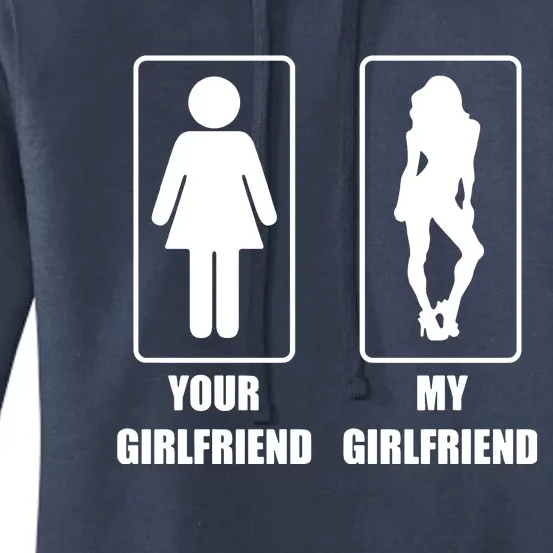 Your Girlfriend My Girlfriend Women's Pullover Hoodie