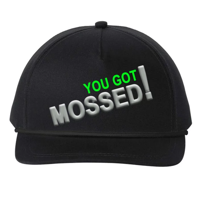 You Got Mossed! Snapback Five-Panel Rope Hat