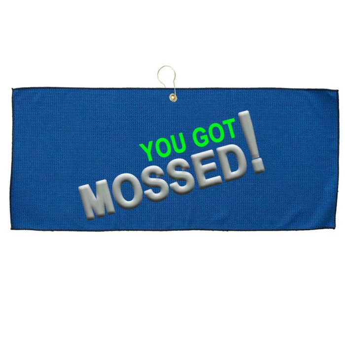 You Got Mossed! Large Microfiber Waffle Golf Towel