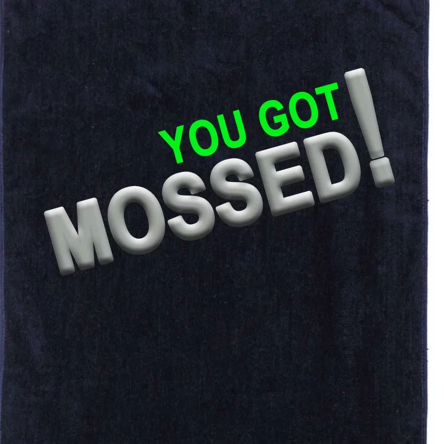 You Got Mossed! Platinum Collection Golf Towel